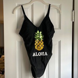 ALOHA One Piece Swimsuit - Size M
